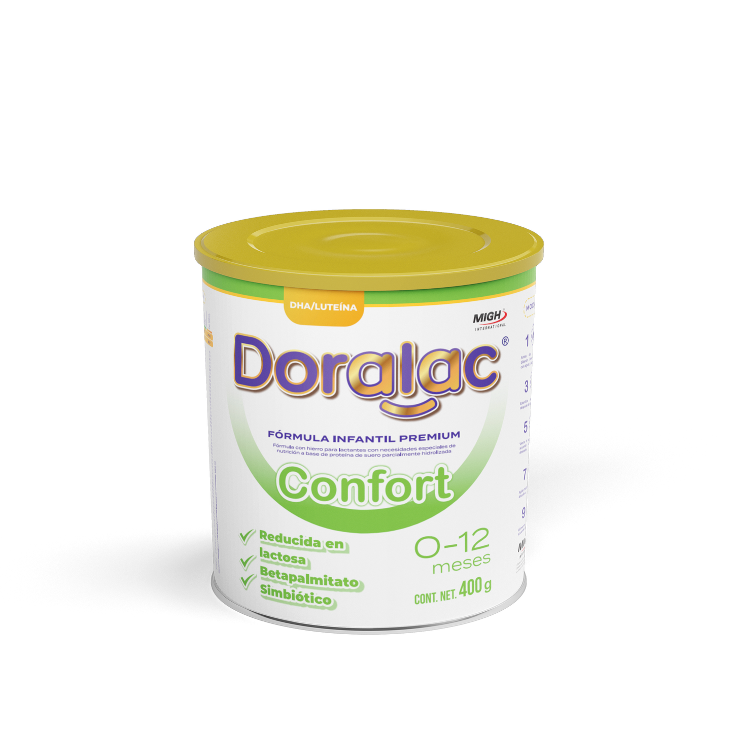 DORALAC® CONFORT - Fórmula para Cólicos y Estreñimiento | Proteína Hidrolizada (0-12 meses)
