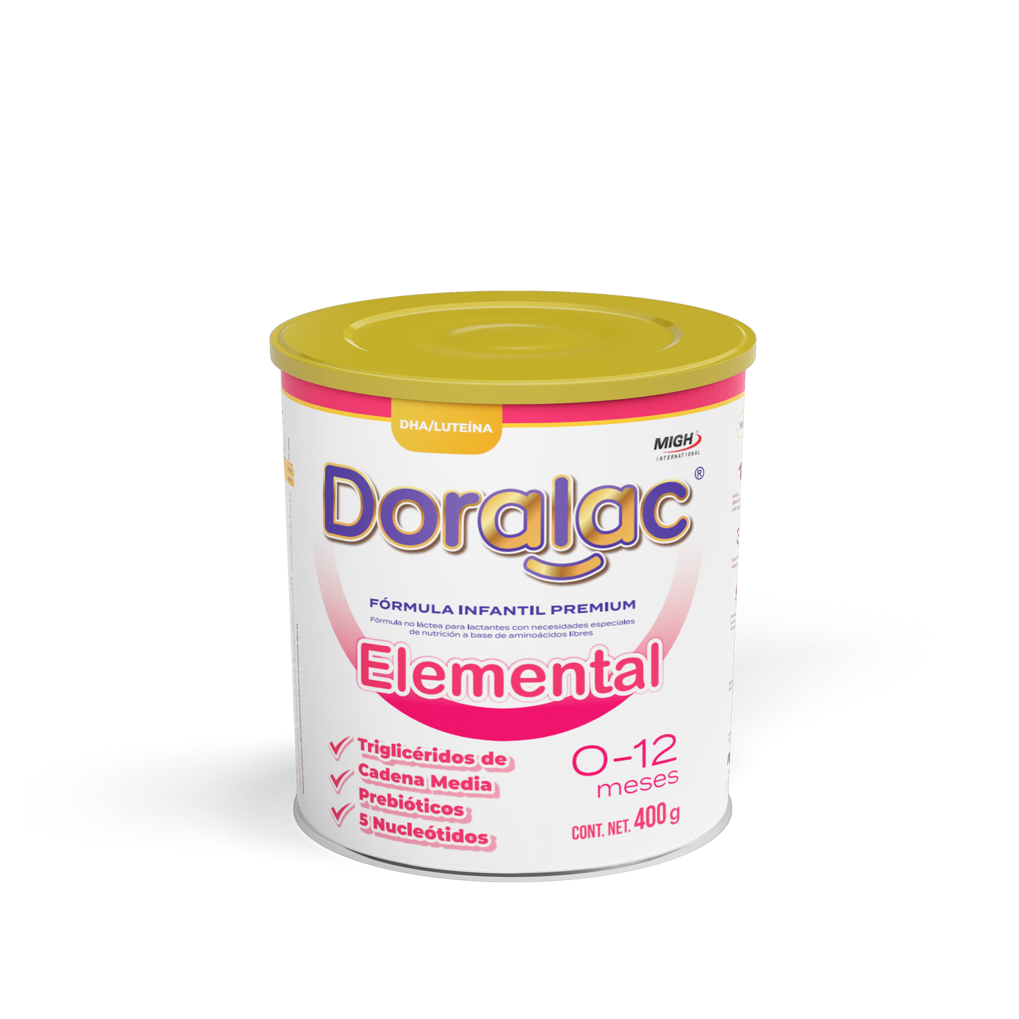 DORALAC® ELEMENTAL - Fórmica a Base de Aminoácidos para Alergias Múltiples y Malabsorción