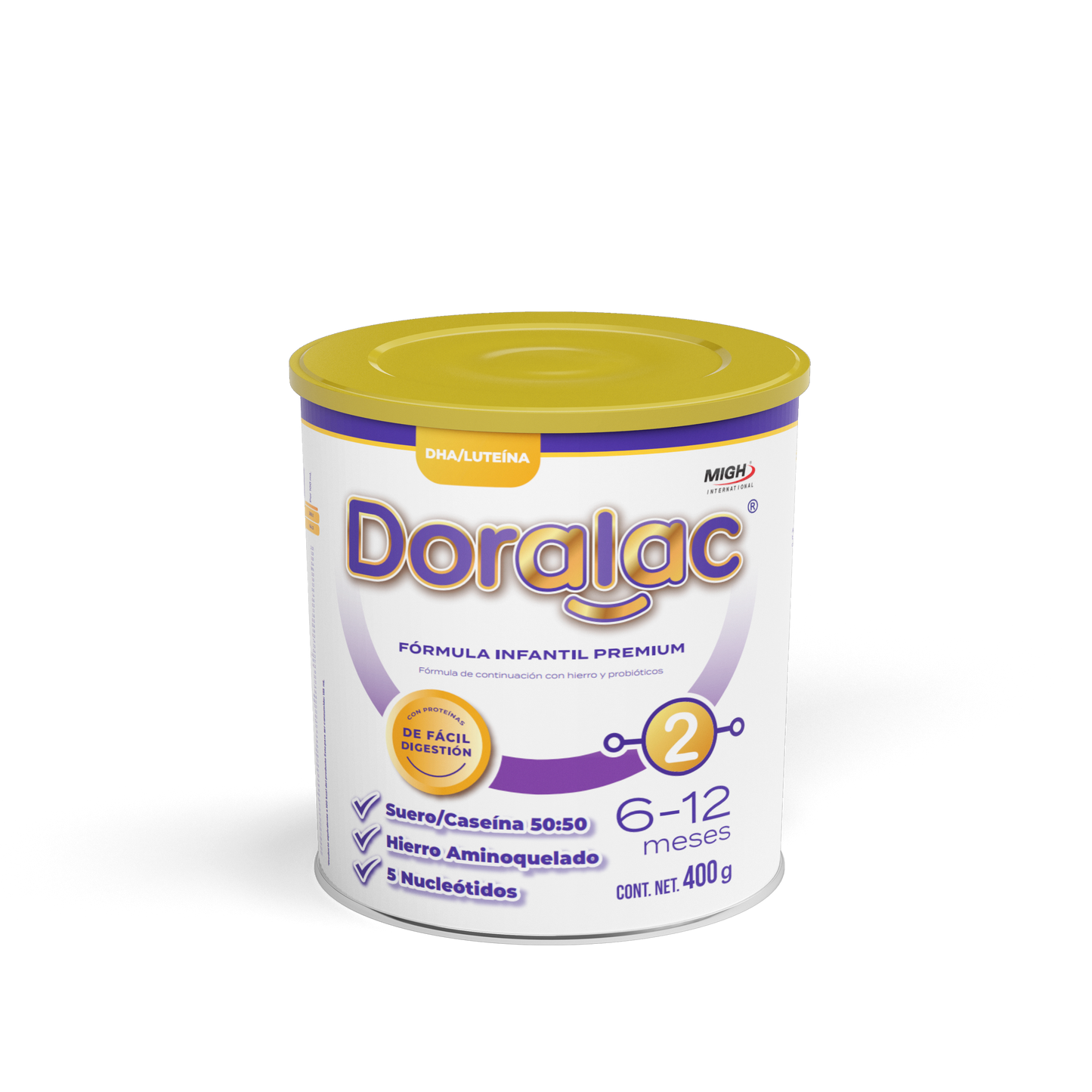 DORALAC® 2 - Fórmula de Continuación con Probióticos y DHA para Bebés (6-12 meses)