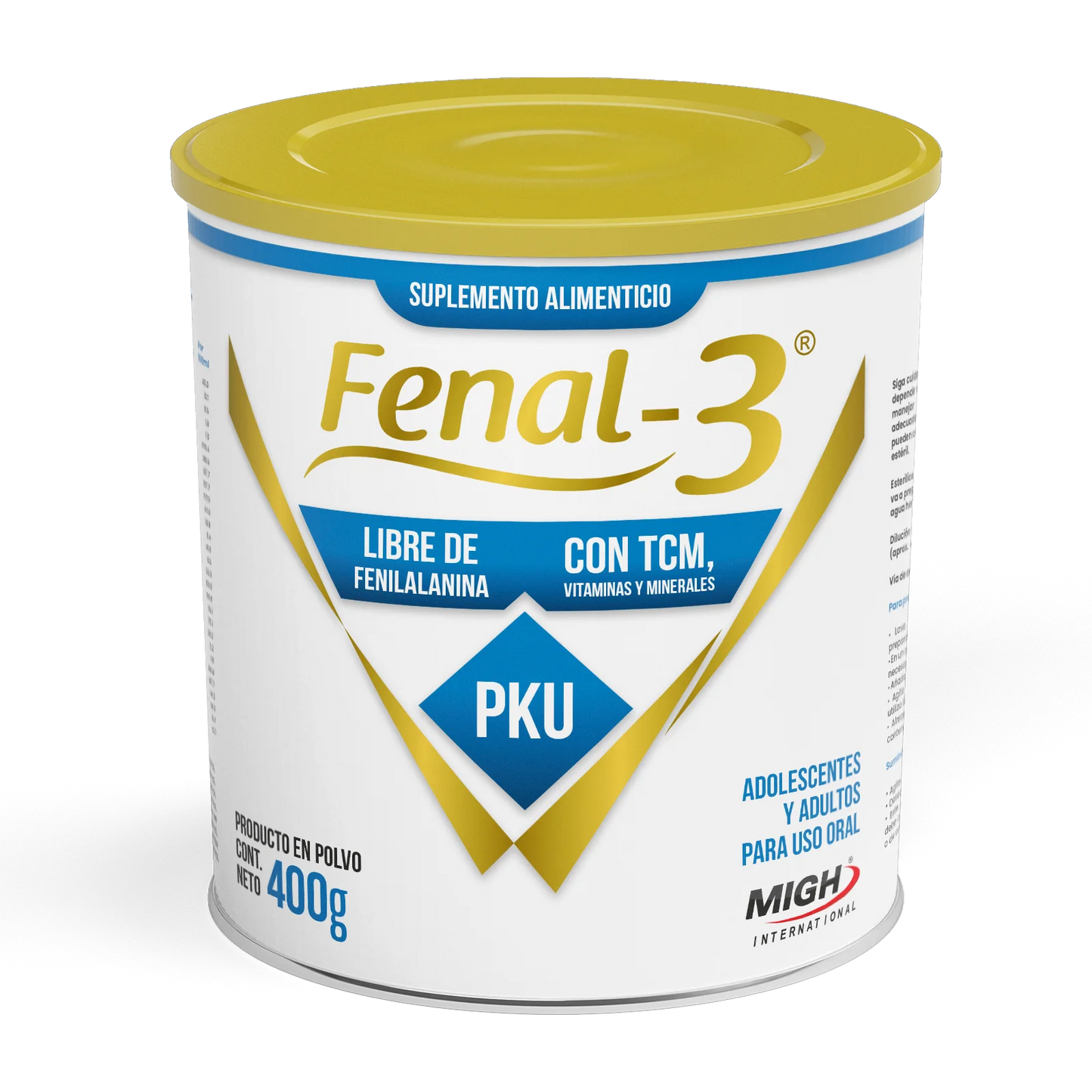 Fenal-3® Polvo - Suplemento para Fenilcetonuria (PKU) Adolescentes/Adultos