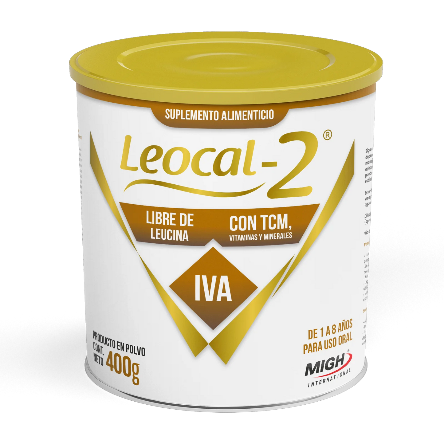 Leocal-2® Polvo - Suplemento Libre de Leucina para Niños (1-8 años) | Acidemia Isovalérica