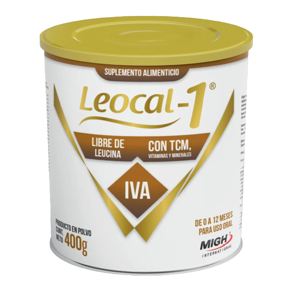 Leocal-1® Polvo - Suplemento Libre de Leucina para Acidemia Isovalérica (Menores 1 año)
