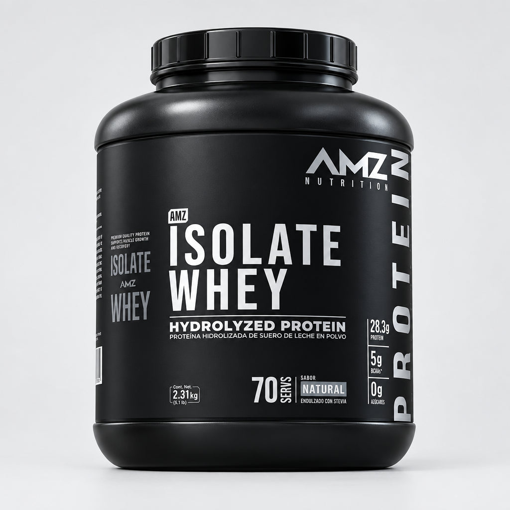 Proteína aislada AMZ Isolate Whey Natural 2.310 kg