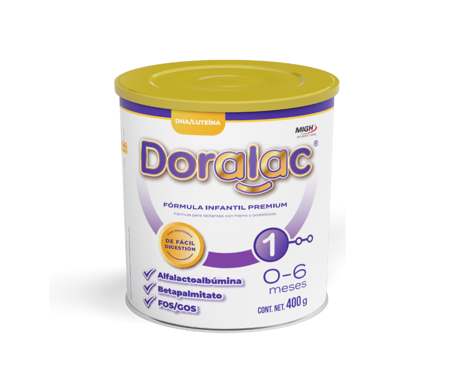 DORALAC® 1 - Fórmula Infantil con Probióticos y hierro para Lactantes (0-6 meses) | Nutrición Completa