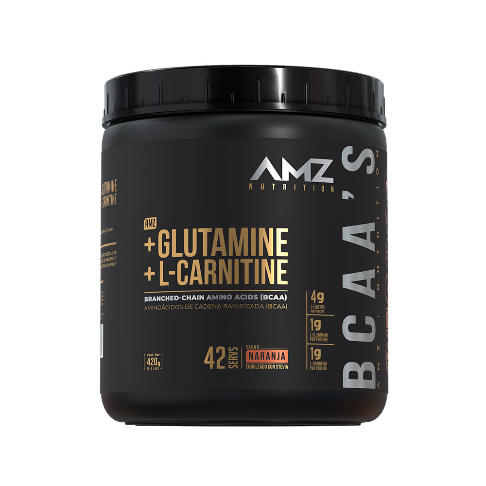 AMZ BCAA + Glutamina + L-Carnitina 420 g | PRONAGAR