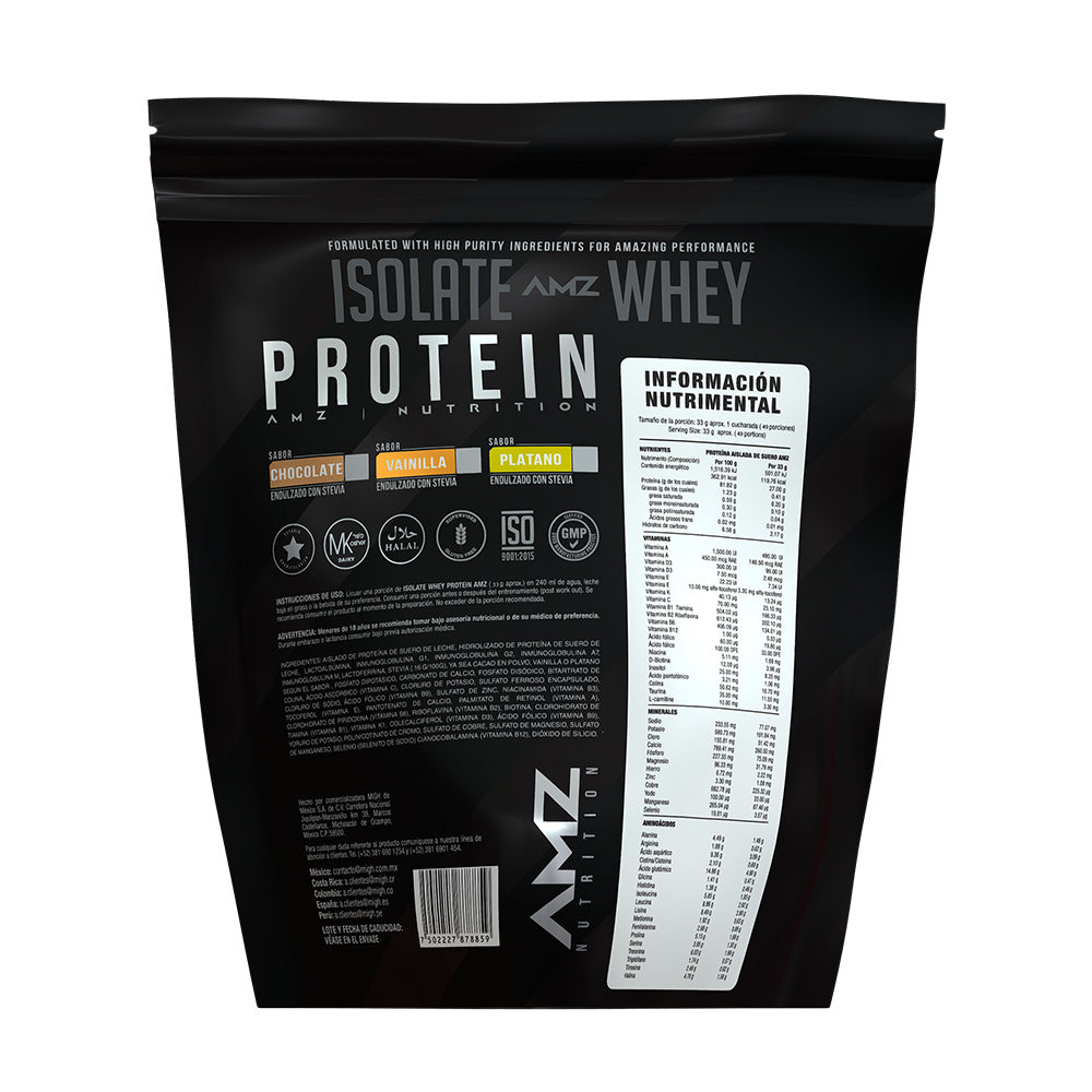 Proteína aislada AMZ Isolate Whey 1.617 kg