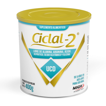Ciclal-2® | Suplemento para Defectos del Ciclo de la Urea en Mayores de 8 Años y Adultos- Lata de 400 gramos