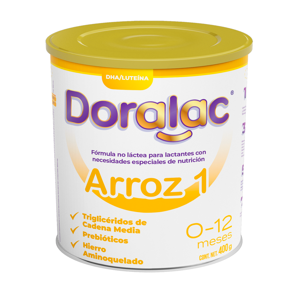 Doralac Arroz 1 400 g | Fórmula con proteína hidrolizada de arroz