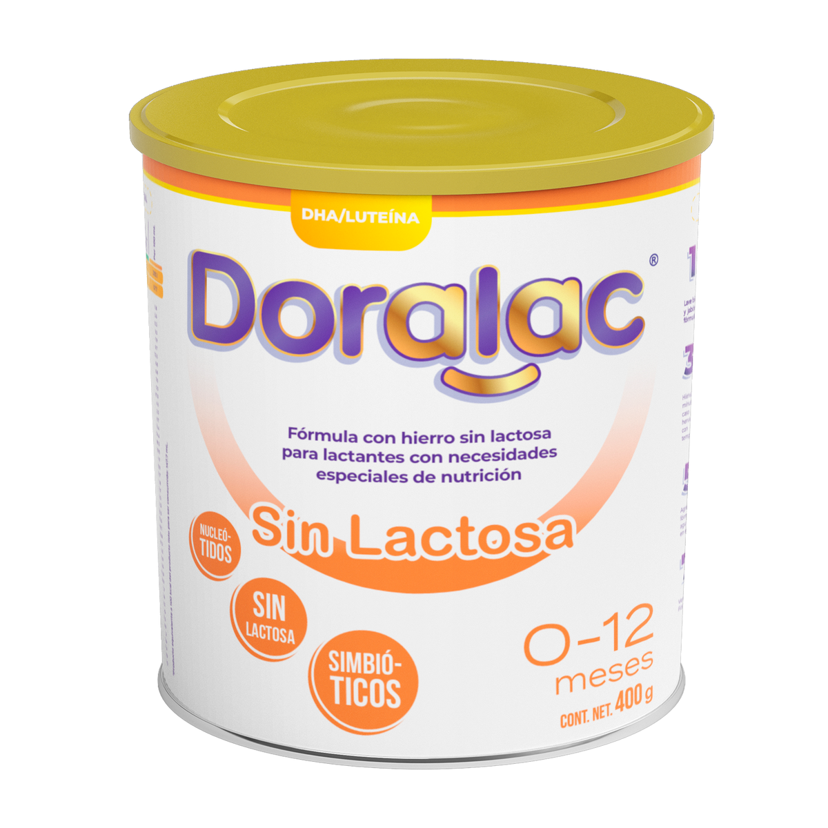 Doralac Sin Lactosa 400 g — Fórmula infantil