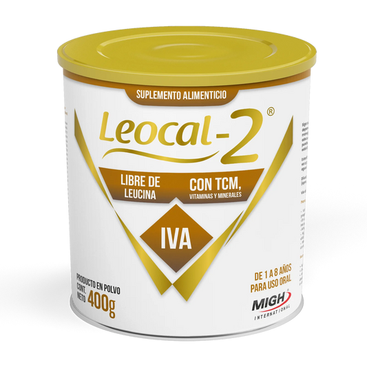 Leocal-2® Polvo - Suplemento Libre de Leucina para Niños (1-8 años) | Acidemia Isovalérica