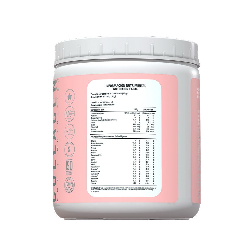 Colágeno hidrolizado AMZ Hydrolized Collagen 500 g