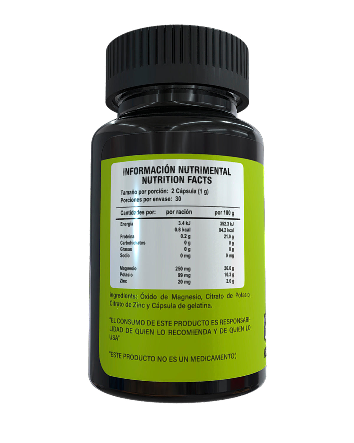 AMZ Potasio + Magnesio + Zinc 60 cápsulas