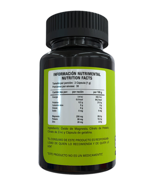 AMZ Potasio + Magnesio + Zinc 60 cápsulas