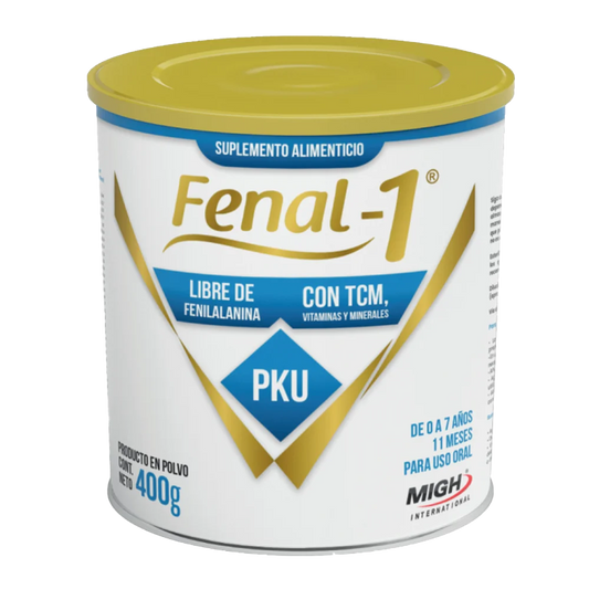 Fenal-1® | Suplemento para Fenilcetonuria en Niños hasta 8 años | Migh - lata 400 gramos