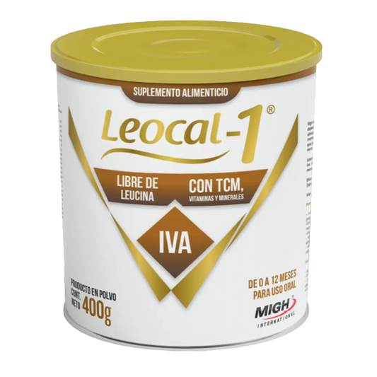 Leocal-1® Polvo - Suplemento Libre de Leucina para Acidemia Isovalérica (Menores 1 año)