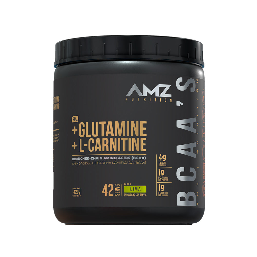 AMZ BCAA + Glutamina + L-Carnitina 420 g | PRONAGAR